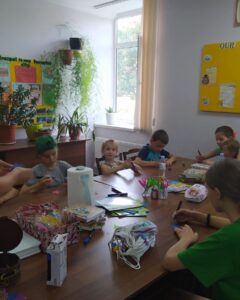 After-school activities for refugee children in Moldova