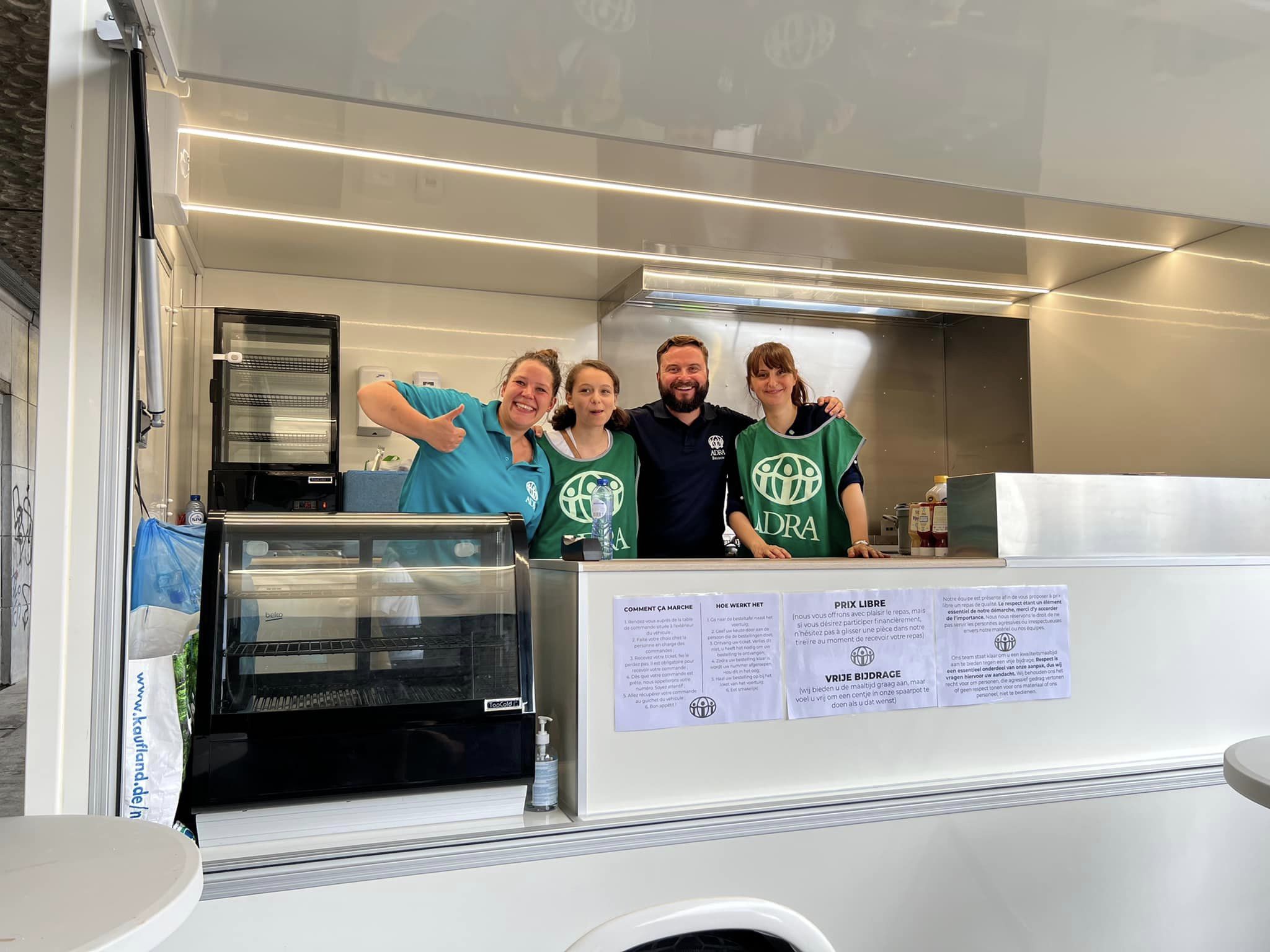 The Social Food Truck brought an innovation prize to ADRA Belgium