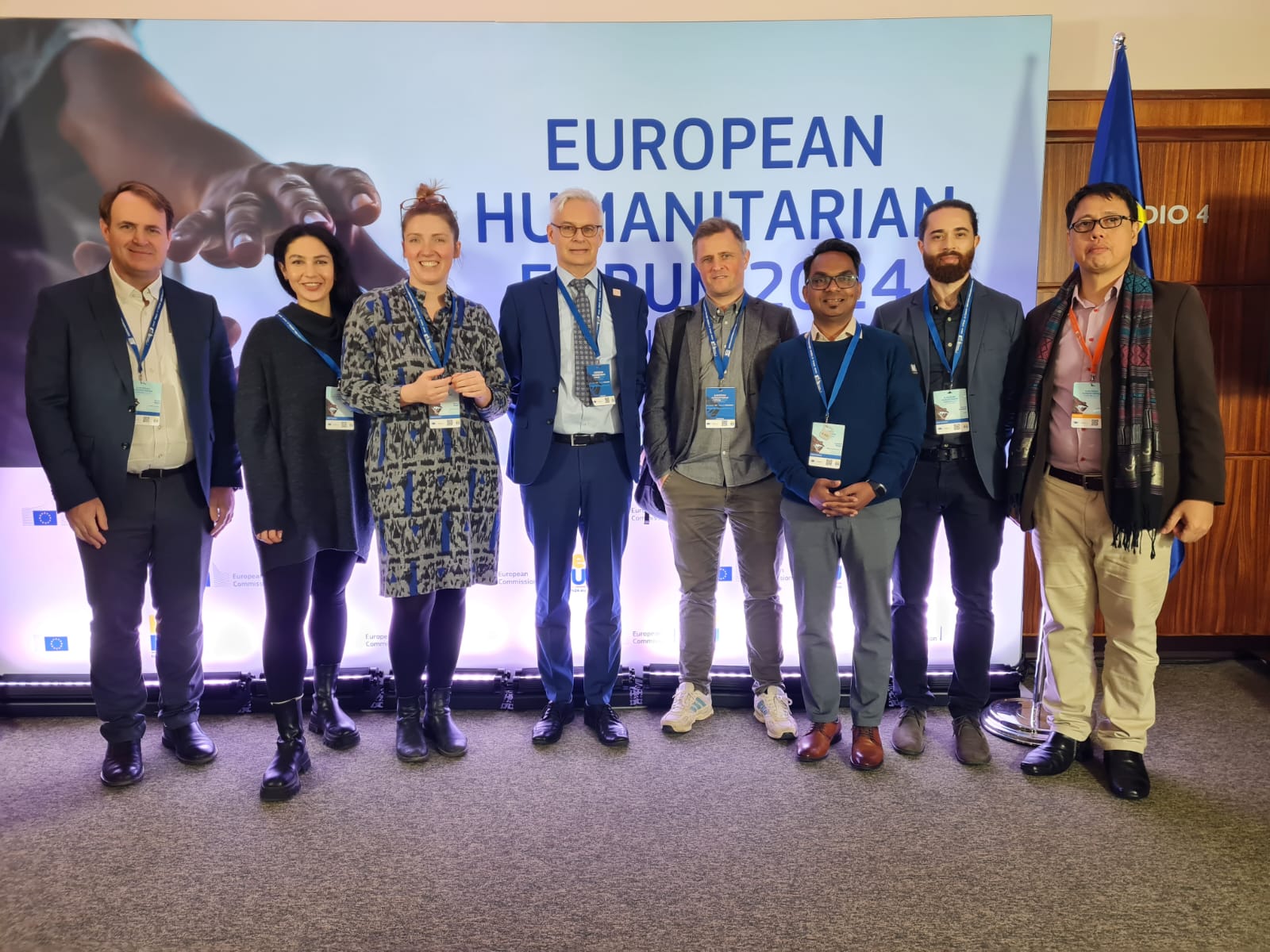 ADRA delegation at the European Humanitarian Forum 2024 in Brussels.