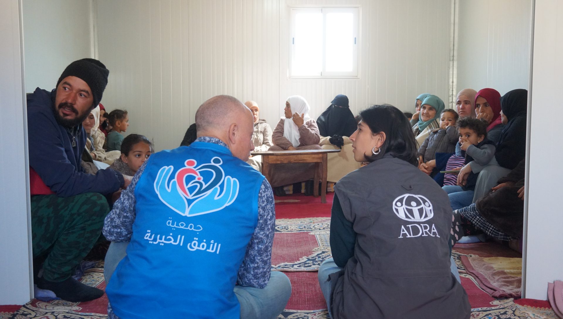 Handover of temporary shelters by ADRA Spain in Morocco