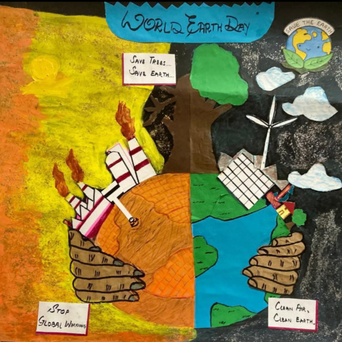 When the climate destroys our home, save earth