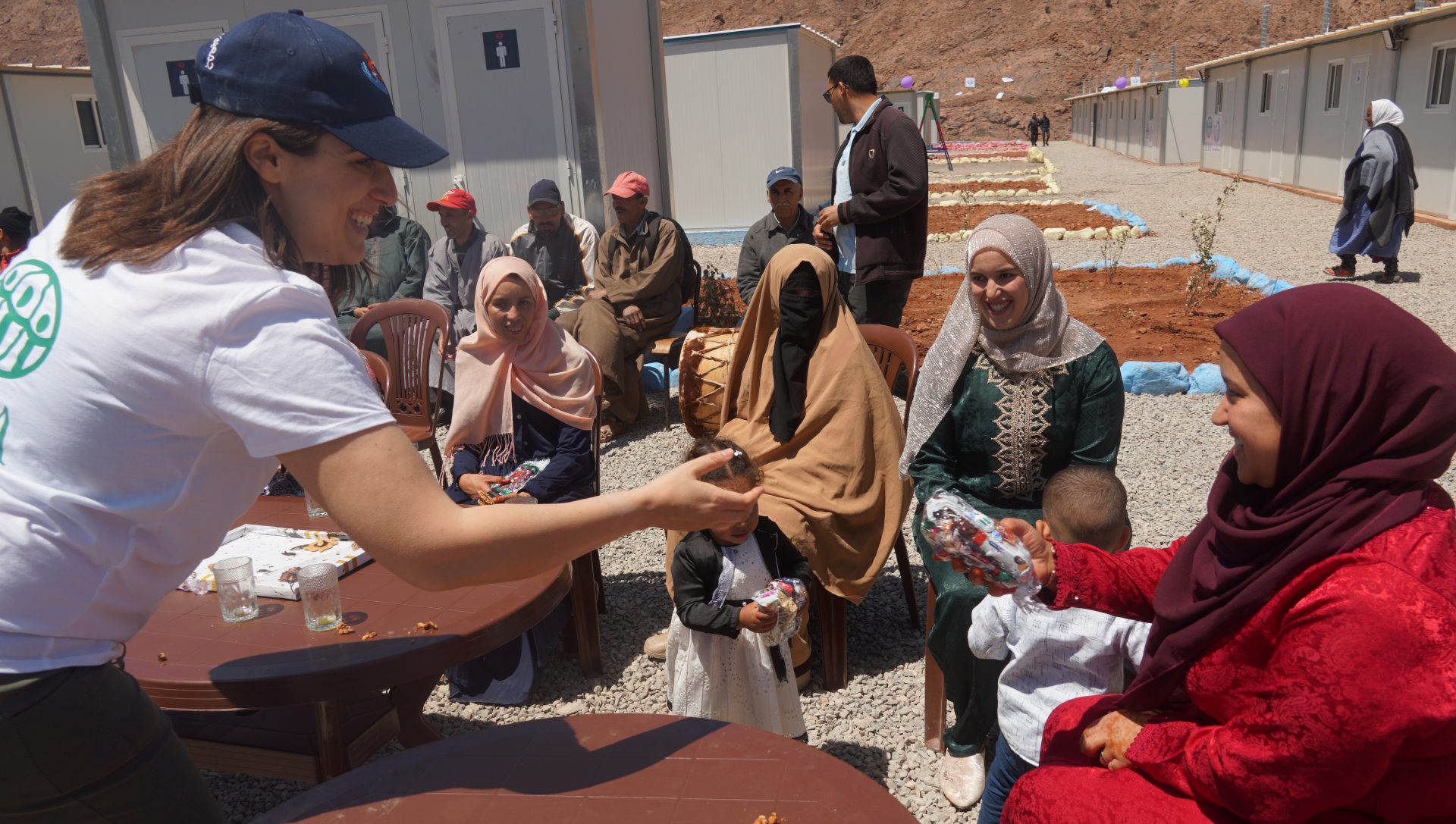 ADRA meeting earthquake survivors in Morocco