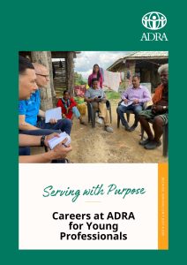 Brochure Whitepaper Careers at ADRA for young professionals.