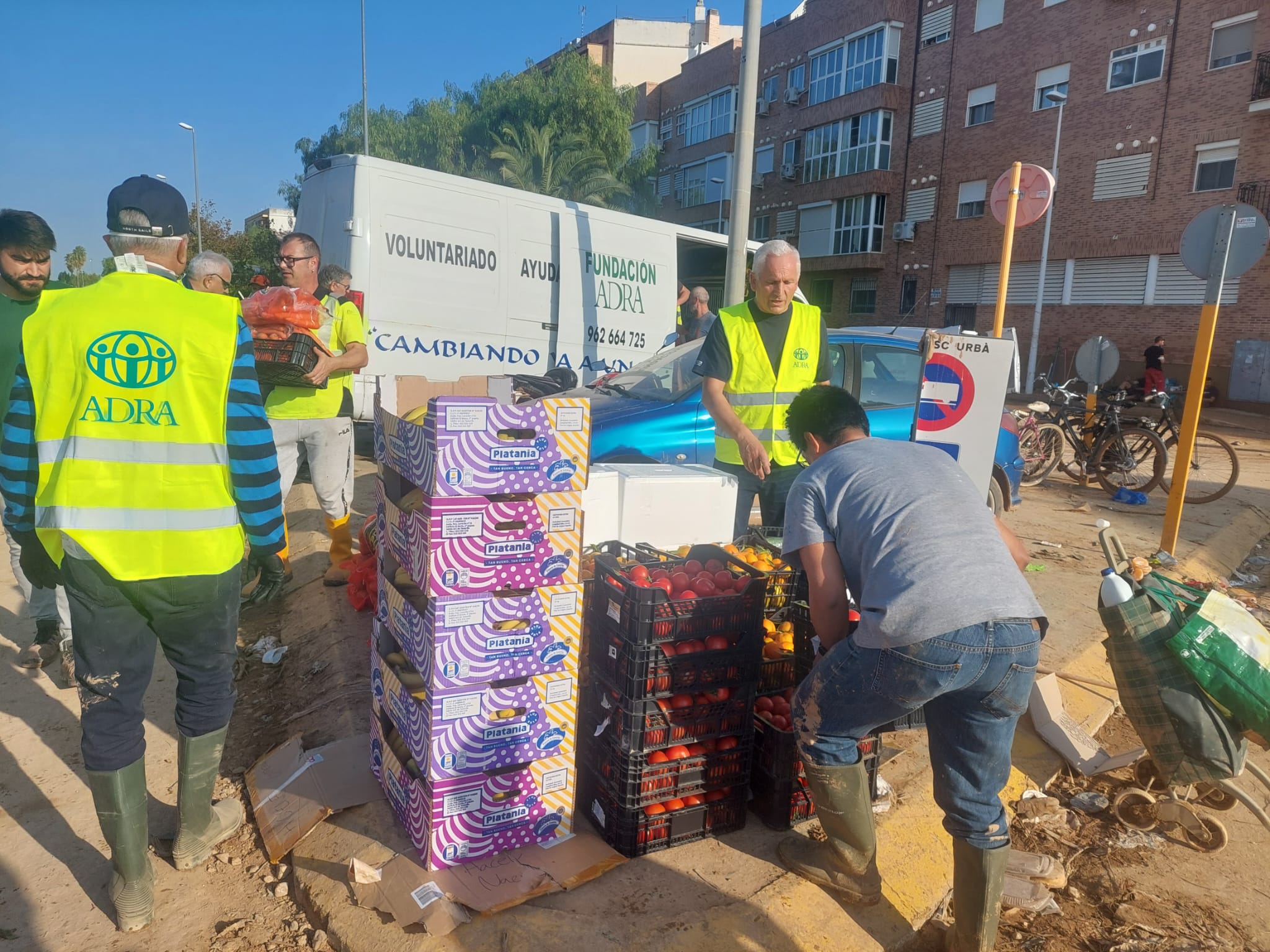 ADRA Food distribution Paiporta Spain