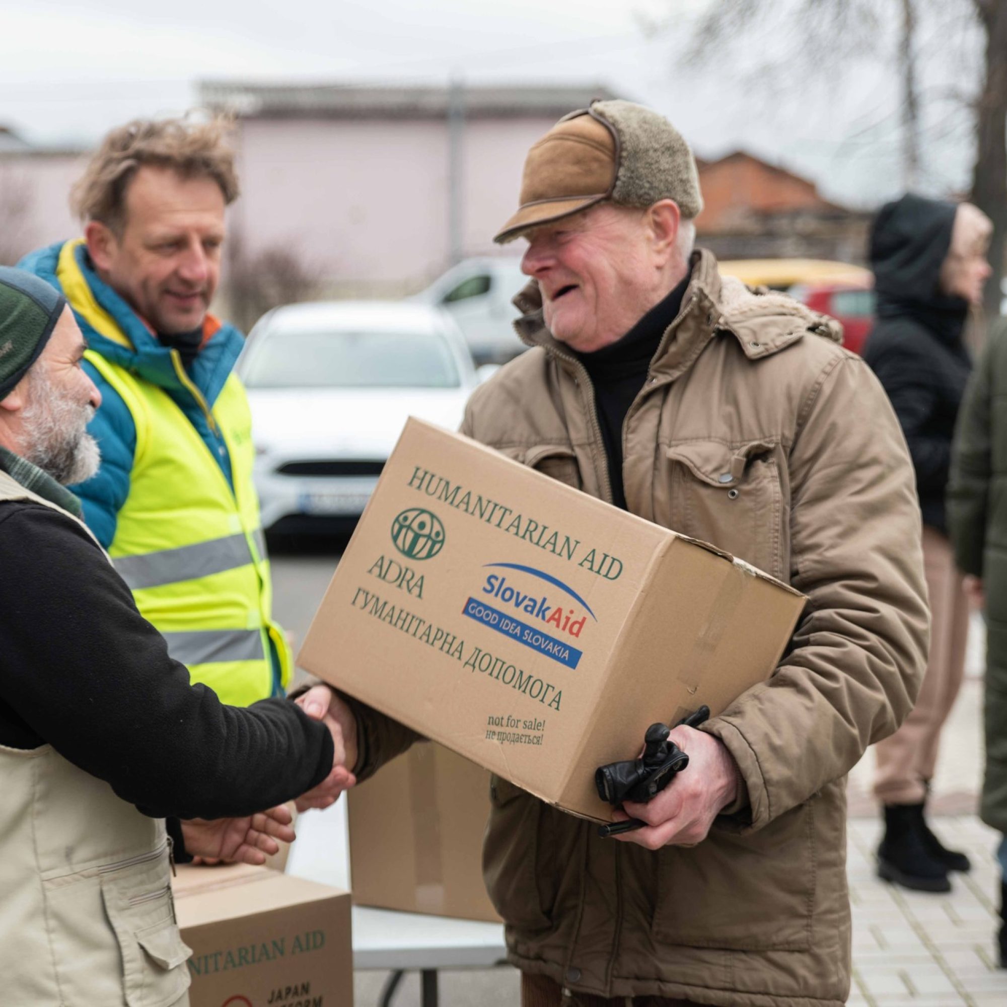 ADRA Slovakia, ADRA Ukraine aid in Irpin january 2023